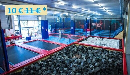 Salto trampoline Mougins -1 € / heure
